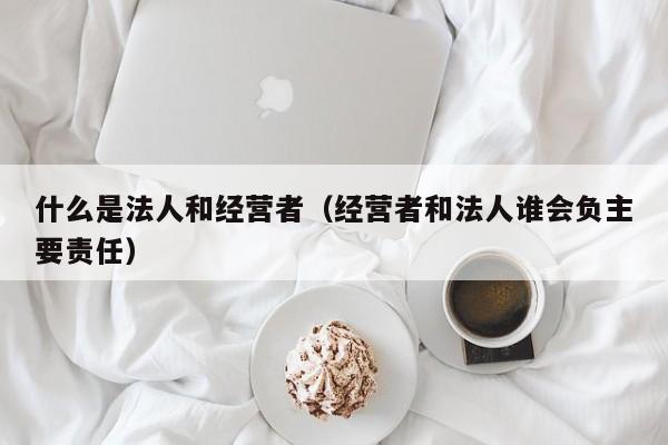 什么是法人和经营者（经营者和法人谁会负主要责任）