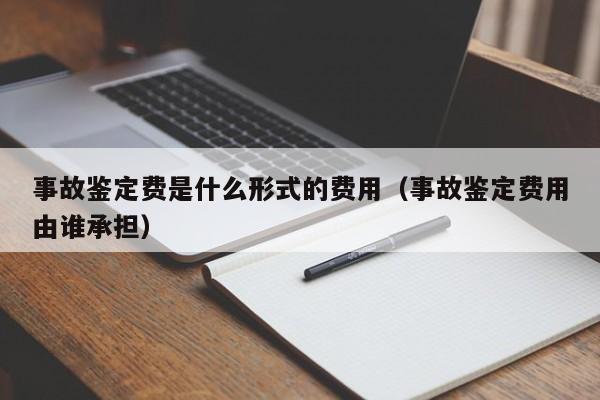 事故鉴定费是什么形式的费用（事故鉴定费用由谁承担）