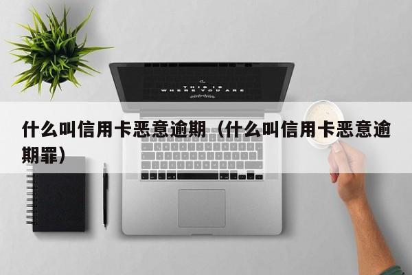 什么叫信用卡恶意逾期（什么叫信用卡恶意逾期罪）