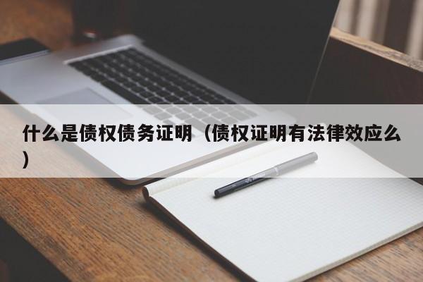 什么是债权债务证明（债权证明有法律效应么）