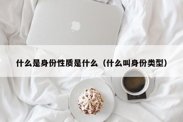 什么是身份性质是什么（什么叫身份类型）