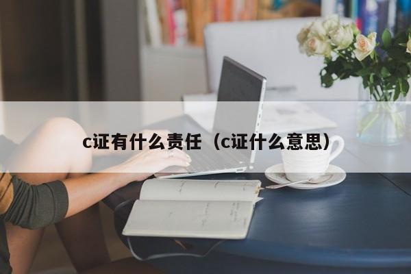 c证有什么责任（c证什么意思）