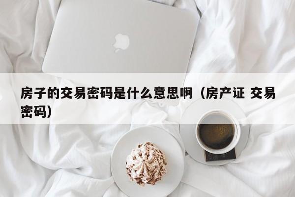 房子的交易密码是什么意思啊（房产证 交易密码）