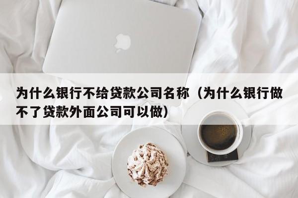 为什么银行不给贷款公司名称（为什么银行做不了贷款外面公司可以做）