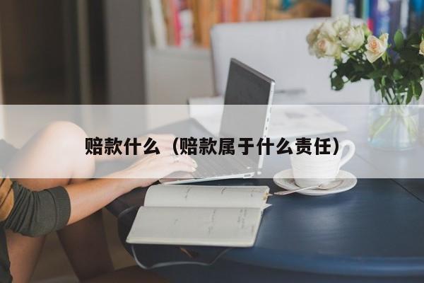 赔款什么（赔款属于什么责任）