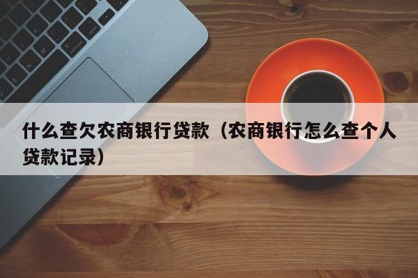 什么查欠农商银行贷款（农商银行怎么查个人贷款记录）